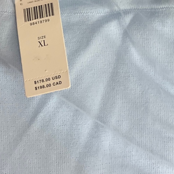 🟠NWT EN ELLY by ANTHROPOLOGIE Mesh Slim Midi Dress in Light Blue XL - Picture 6 of 6